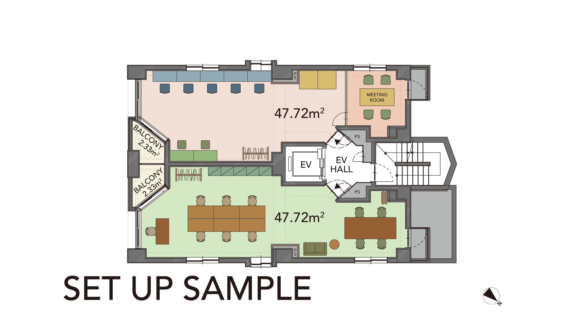 &NEIGHBOR(アンドネイバー)セットアップ図面